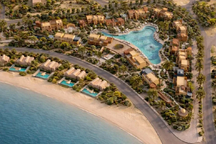NUBA El Gouna serviced apartments master plan community layout