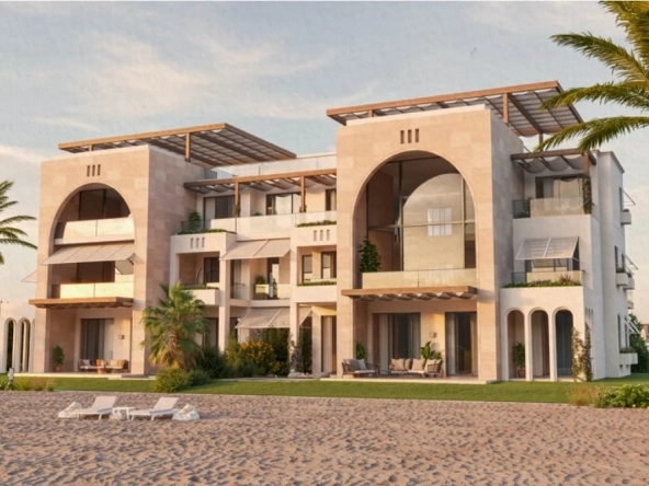 Beachfront apartments at Fanadir Shores El Gouna with direct Red Sea access and premium coastal lifestyle