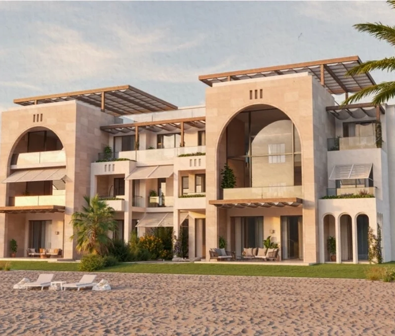 Beachfront apartments at Fanadir Shores El Gouna with direct Red Sea access and premium coastal lifestyle