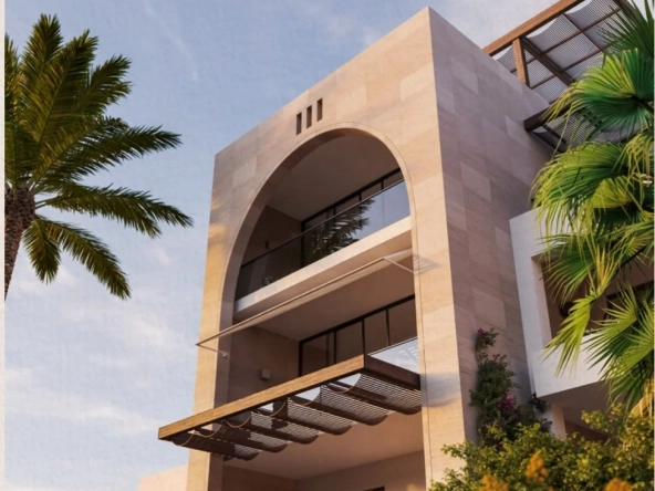 Contemporary architecture at Fanadir Shores El Gouna designed for luxury waterfront living