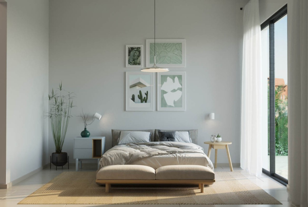 Tuban Deep Dive 2 Modern bedroom interior at Kamaran El Gouna with minimalist design and natural light