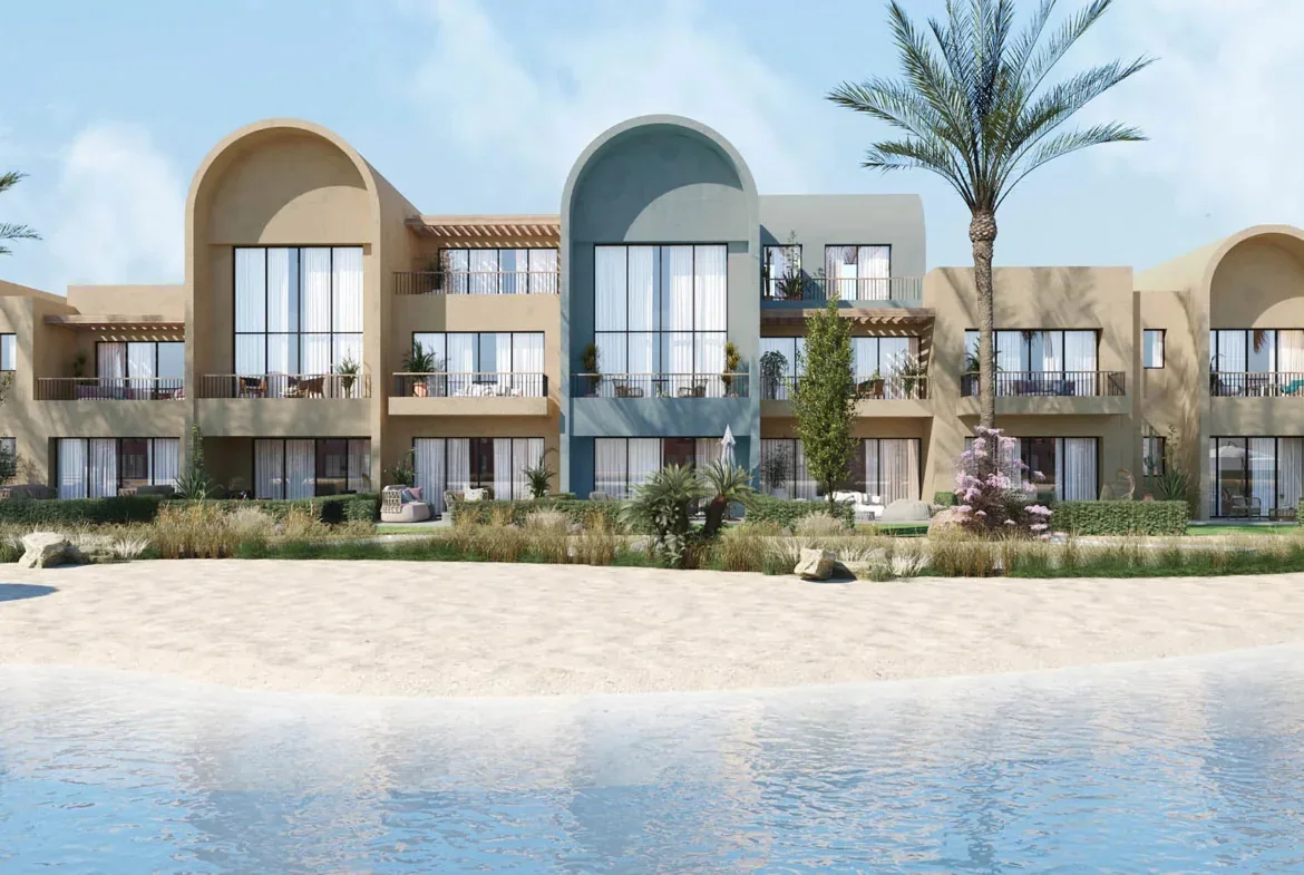 Kamaran El Gouna waterfront residences overlooking lagoons