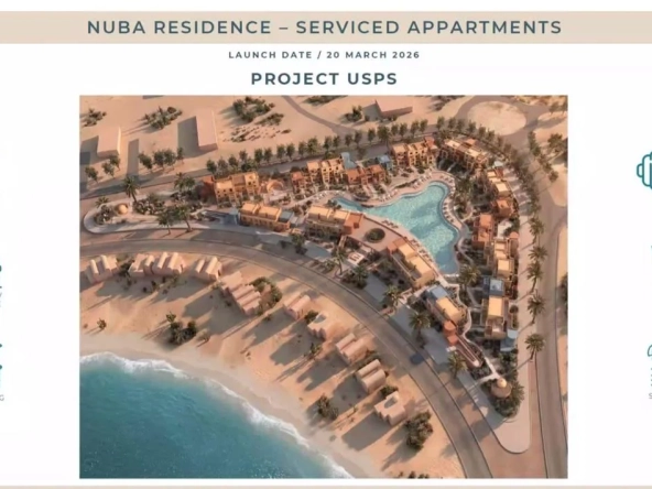 Premium amenities at NUBA El Gouna including spa, gym, sandy pool, concierge and co-working space