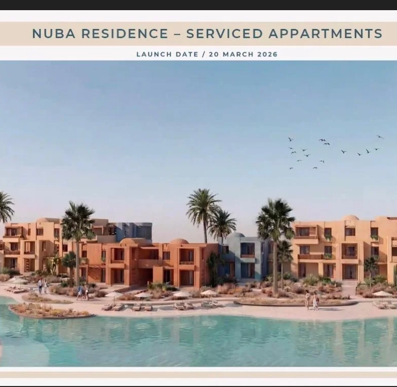 Fully serviced apartments at NUBA El Gouna designed for luxury coastal living and investment