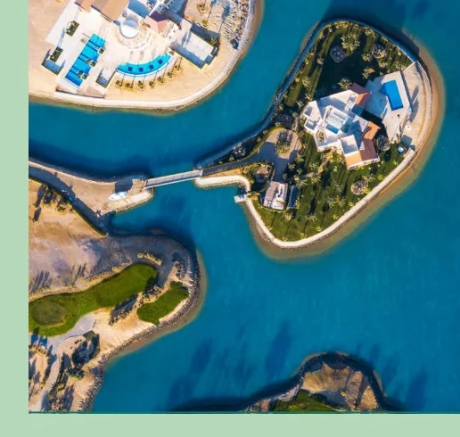 Refined residential architecture at The Nines El Gouna in an upscale coastal setting