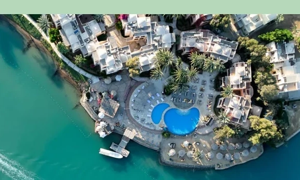 Luxury villa community at The Nines El Gouna with scenic open surroundings