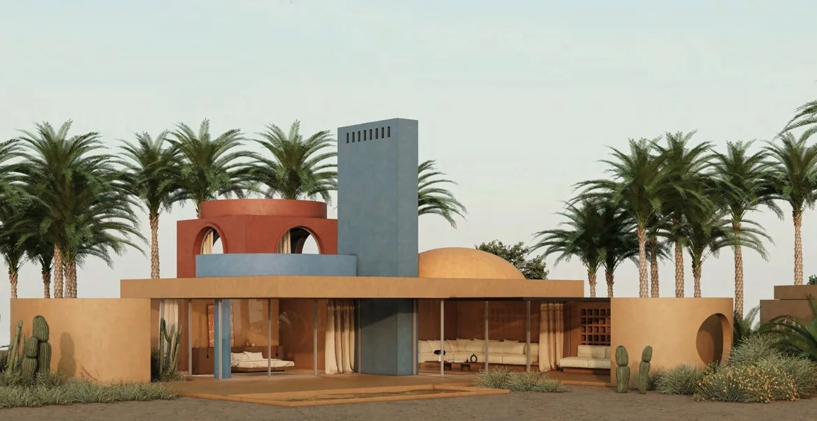 Beachfront villa at Tuban El Gouna offering luxury coastal living and direct water access