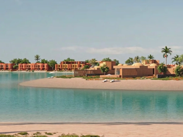Lagoon community living at Tuban El Gouna with scenic waterfront surroundings