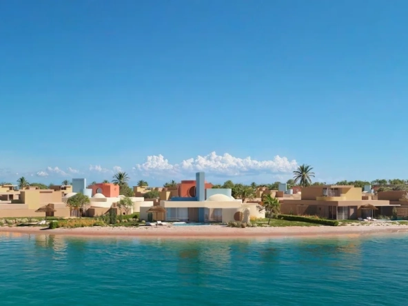 Panoramic waterfront community at Tuban El Gouna with island-style living experience